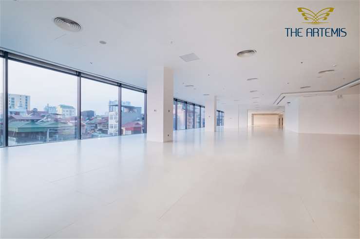 Diện tích mặt sàn hơn 4000m2 mỗi tầng tại Artemsi Tower.
