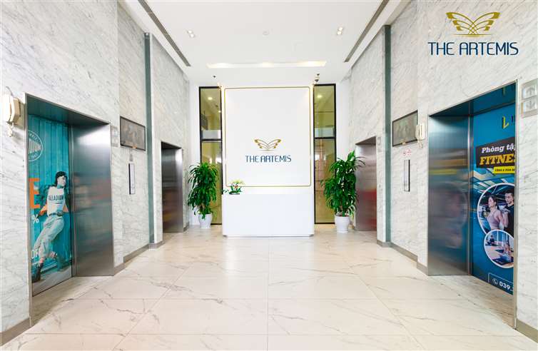 Sảnh lễ tân tòa nhà Artemis